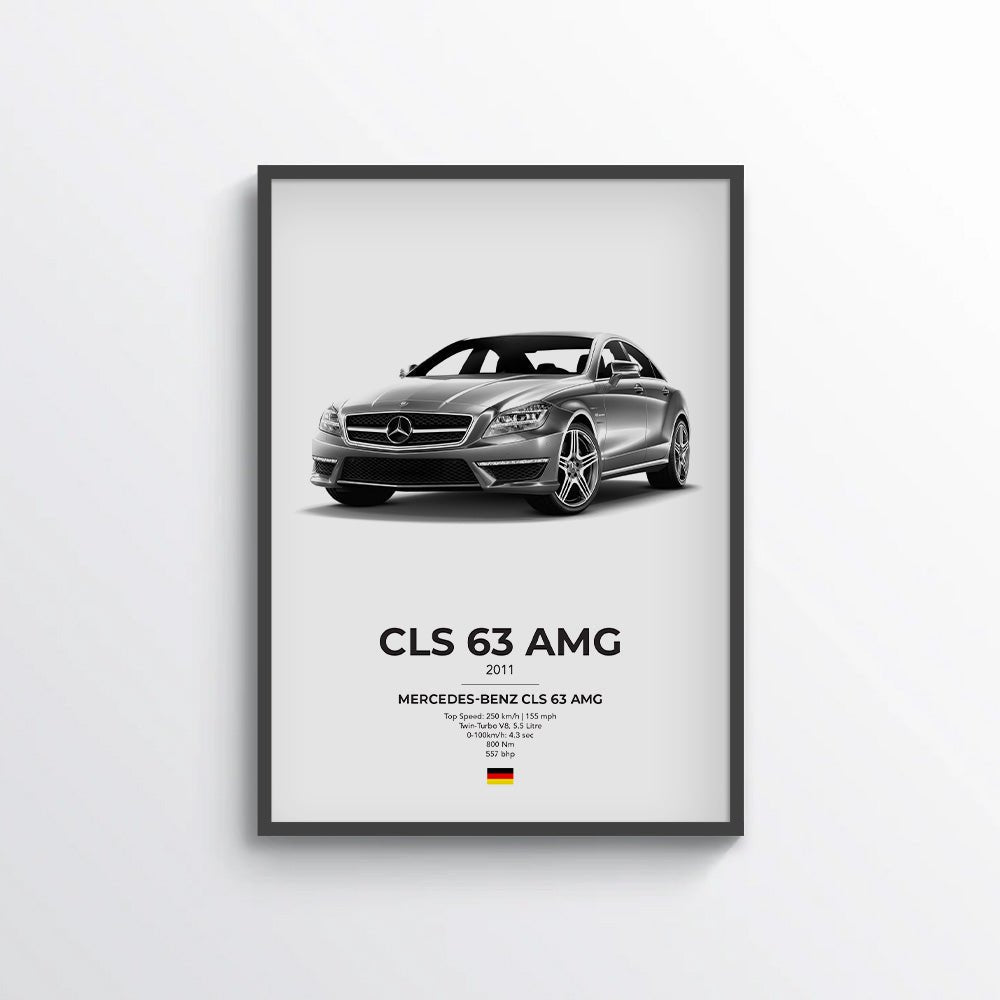 Mercedes CLS 63 AMG Poster - car - artistry
