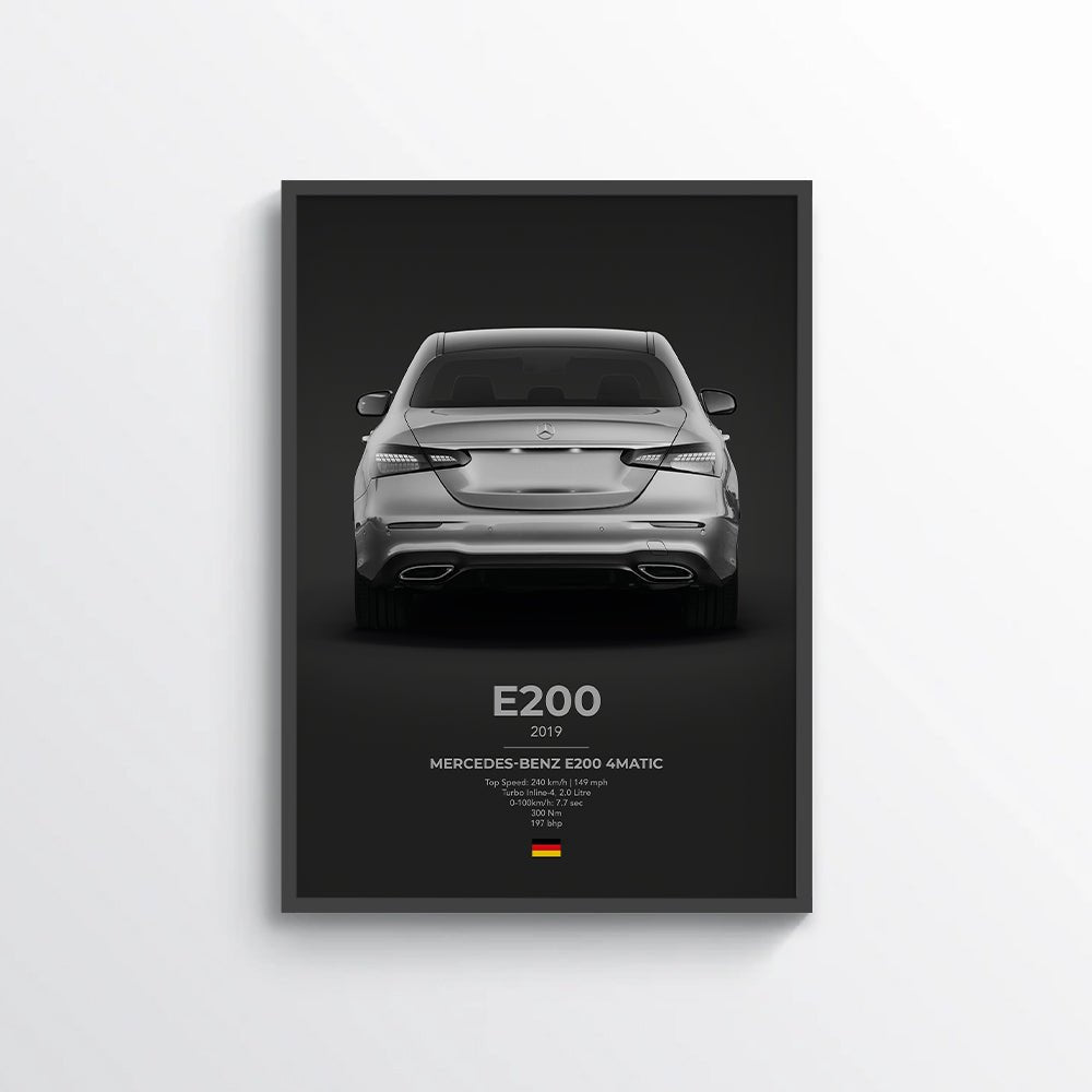 Mercedes E200 4Matic Poster - car - artistry