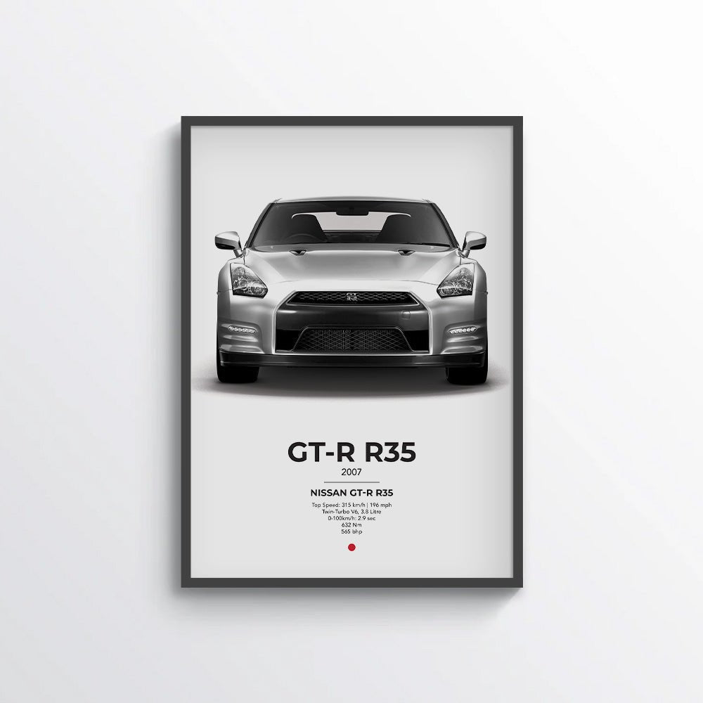 Nissan GT - R R35 Poster - car - artistry