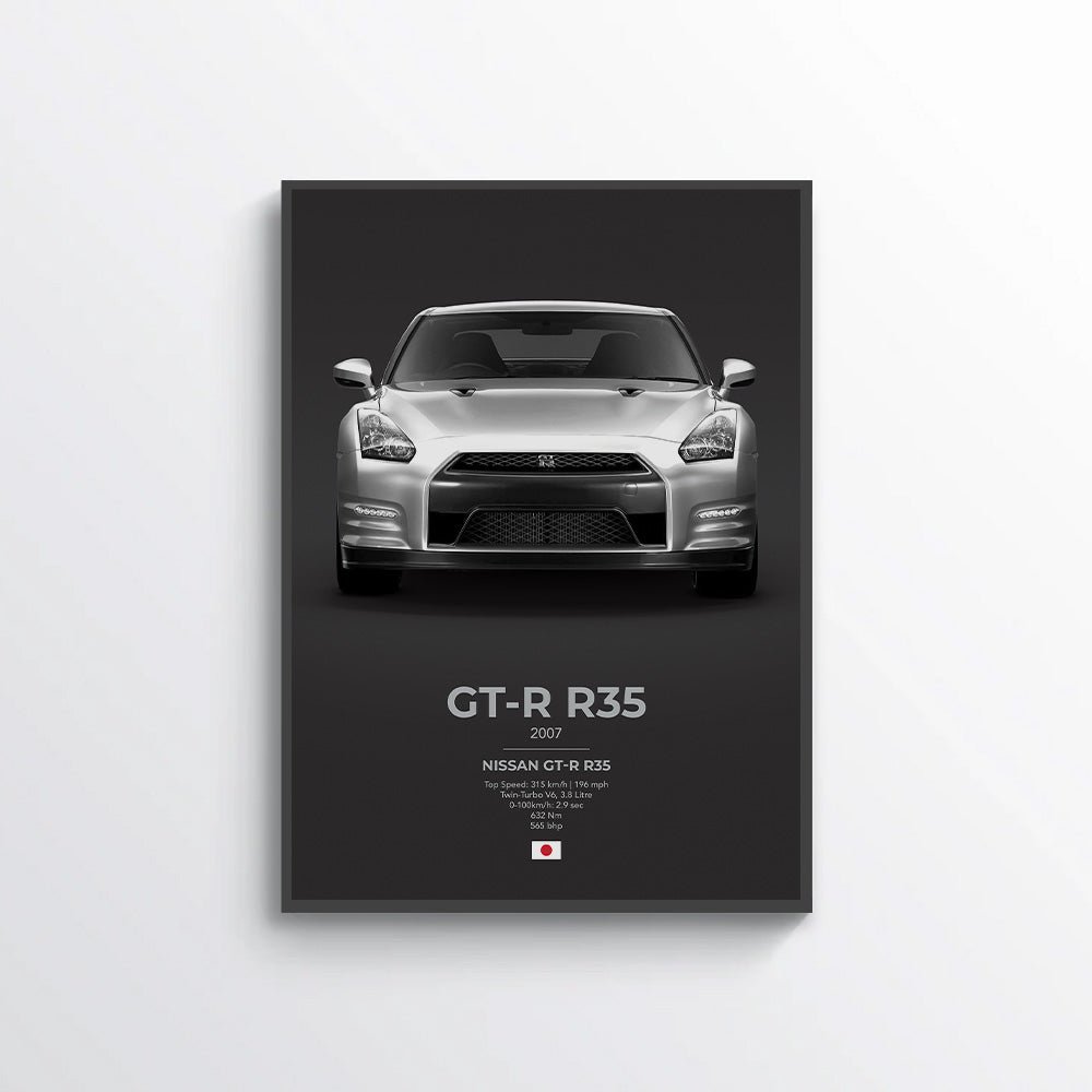 Nissan GT - R R35 Poster - car - artistry