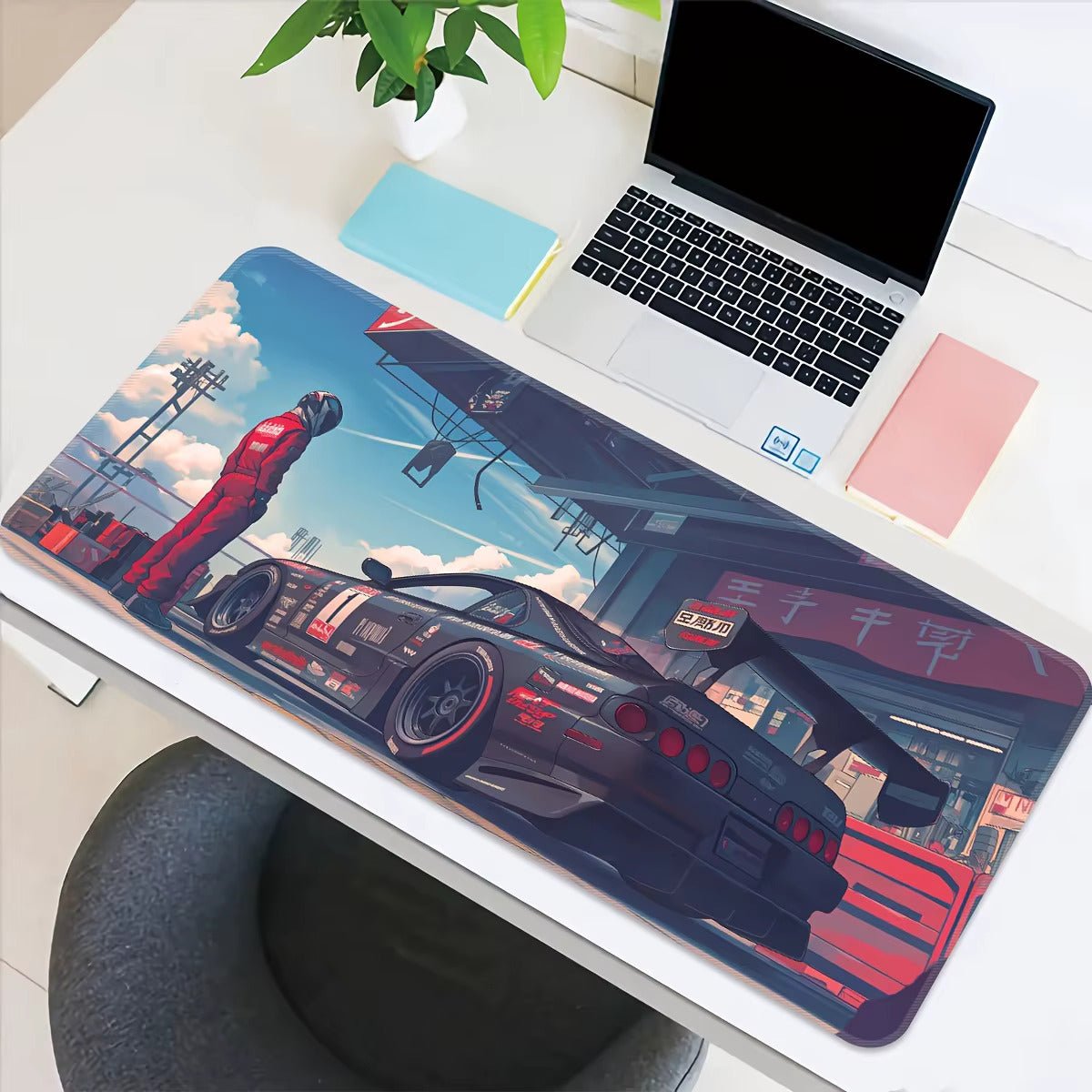Nissan Skyline R32 – Pit Stop Edition Mousepad - car - artistry