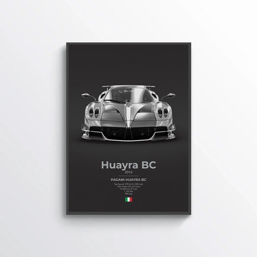 Pagani Huayra BC Poster - car - artistry