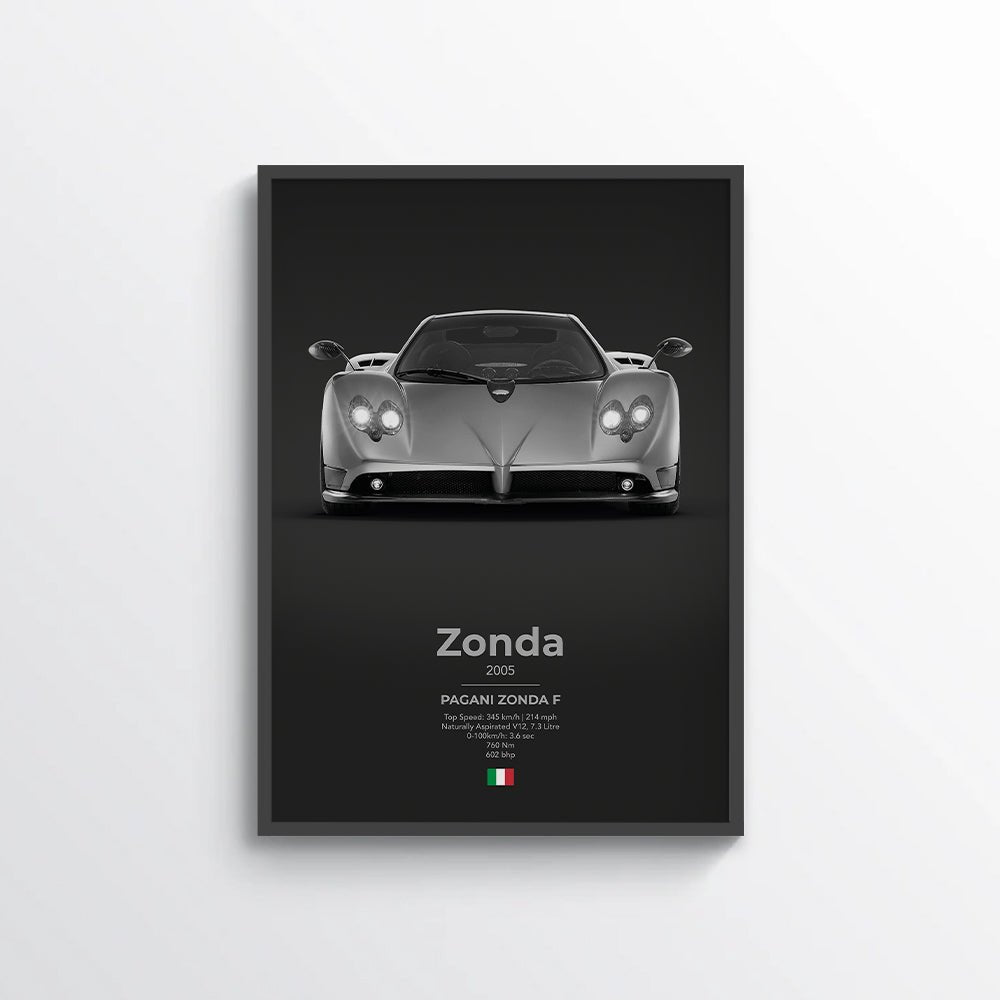 Pagani Zonda F Poster - car - artistry