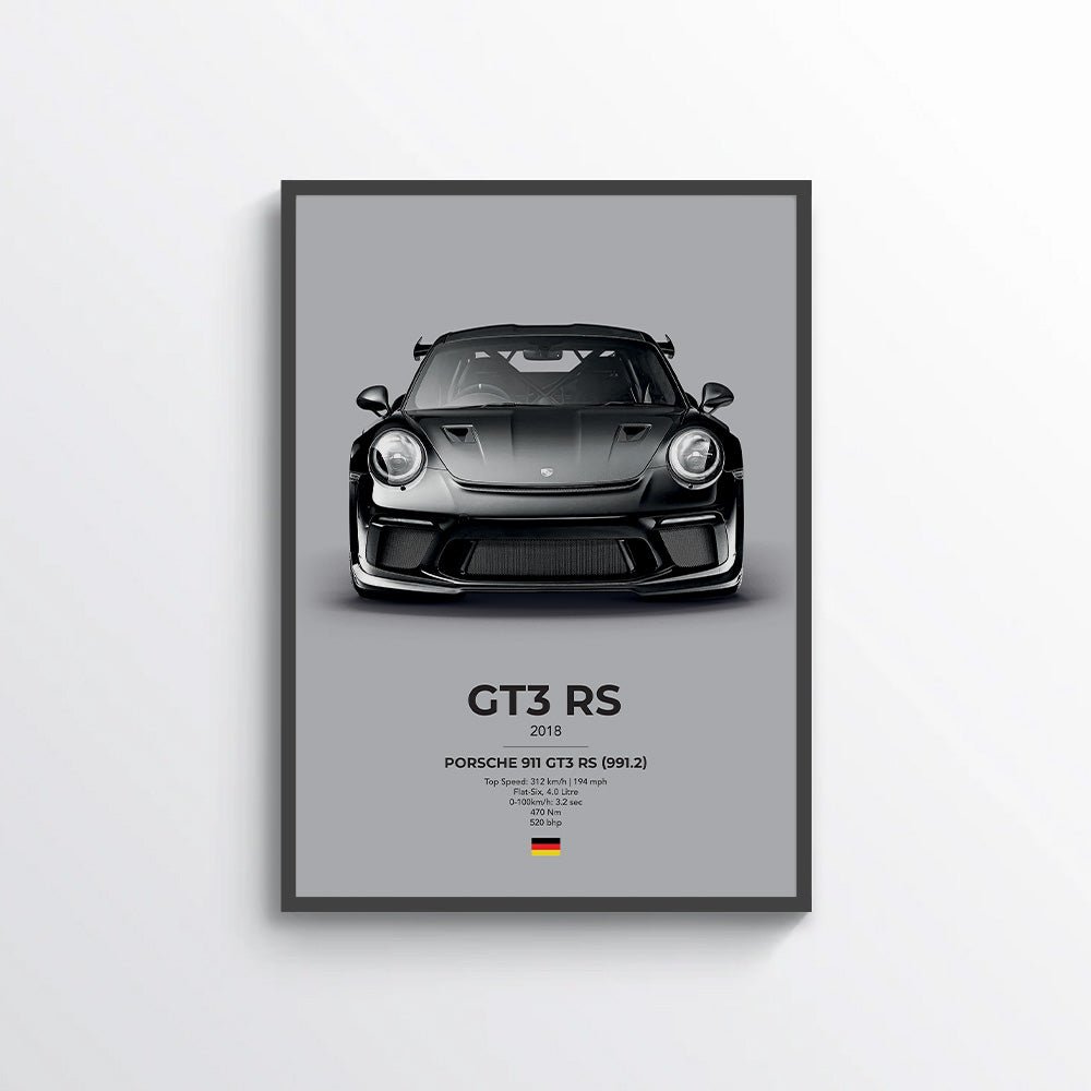 Porsche 911 GT3 RS (991.2) Poster - car - artistry