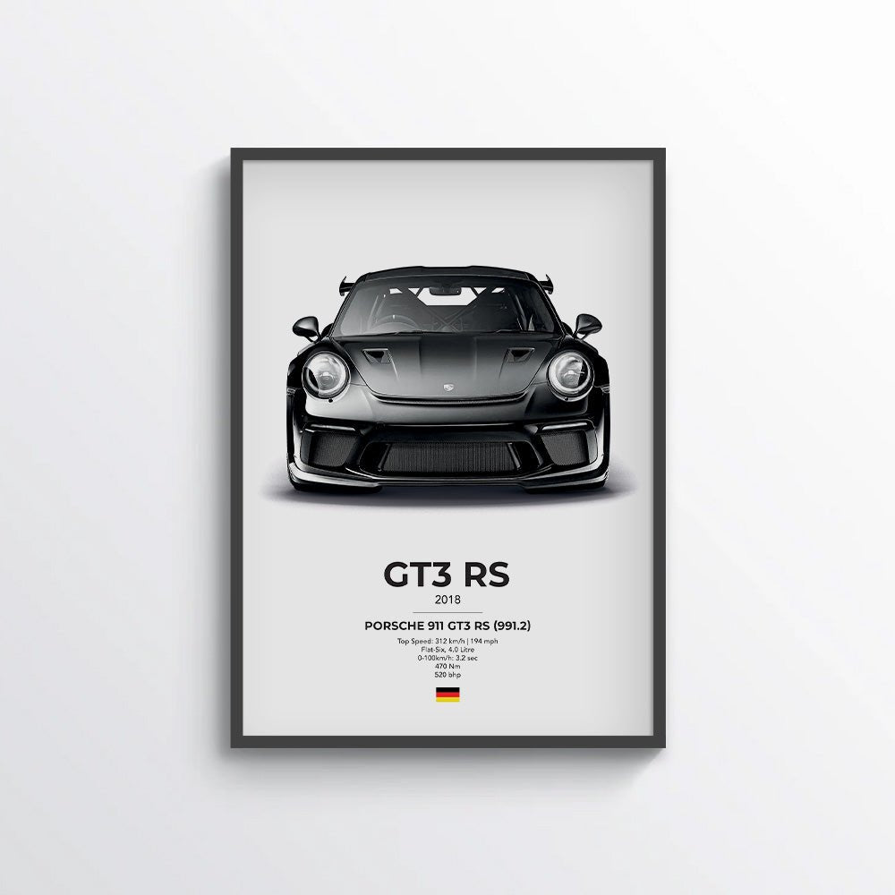 Porsche 911 GT3 RS (991.2) Poster - car - artistry