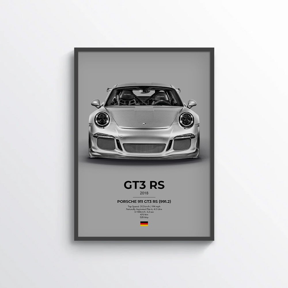 Porsche 911 GT3 RS (991.2) Poster - car - artistry