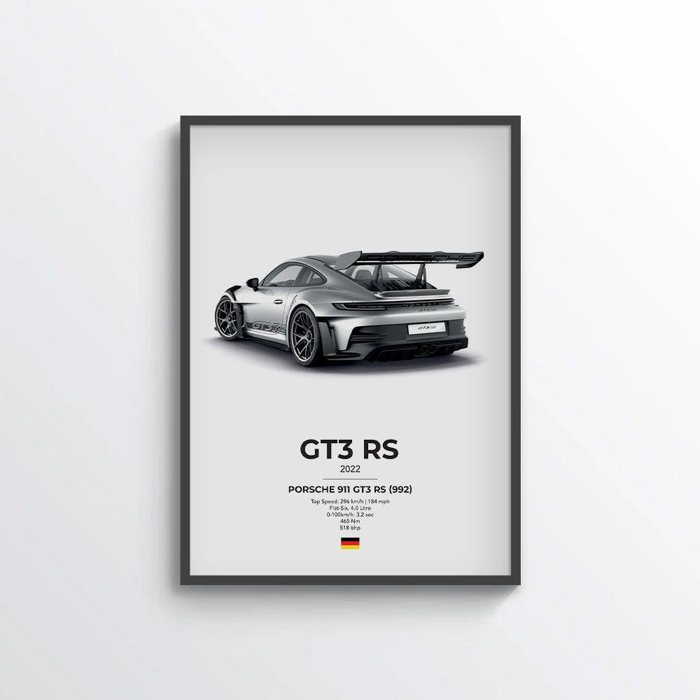 Porsche 911 GT3 RS (992) Poster - car - artistry