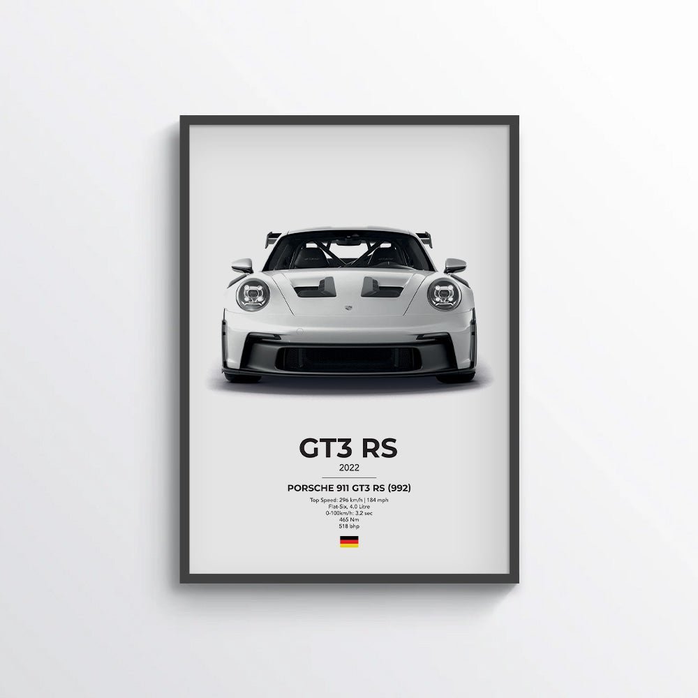 Porsche 911 GT3 RS (992) Poster - car - artistry