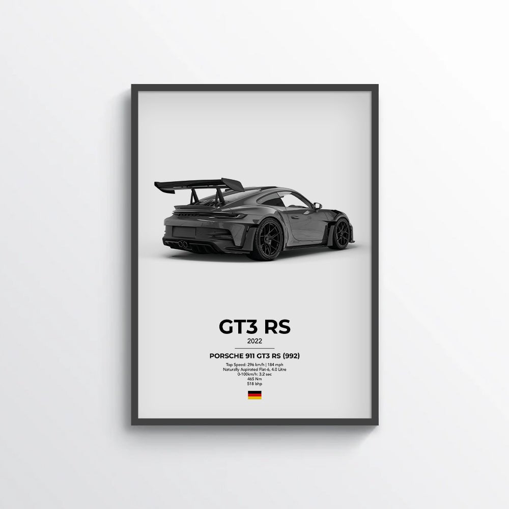 Porsche 911 GT3 RS (992) Poster - car - artistry