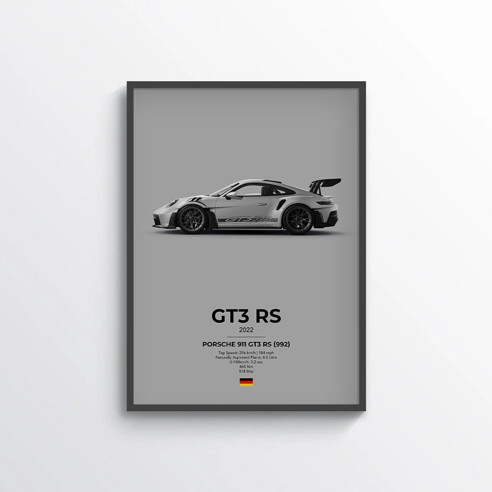 Porsche 911 GT3 RS (992) Poster - car - artistry