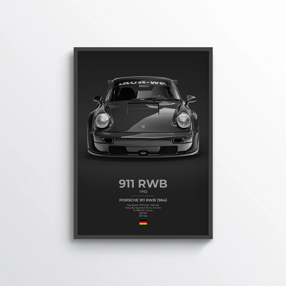 Porsche 911 RWB (946) Poster - car - artistry
