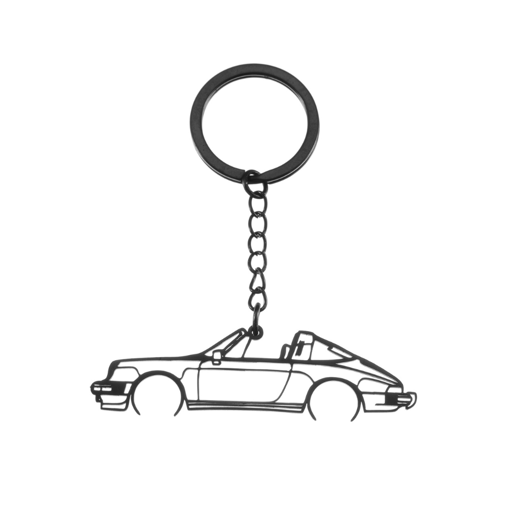 Porsche 911 Targa Keychain - car - artistry