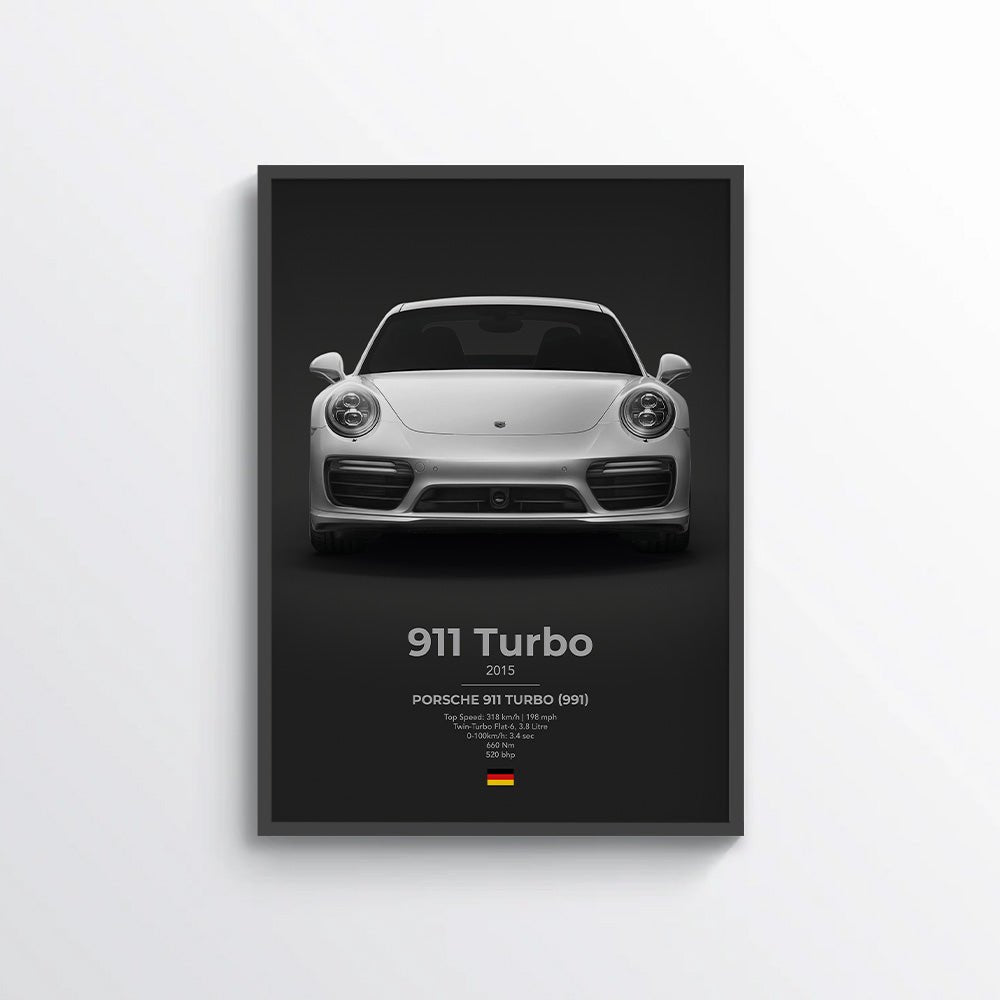 Porsche 911 Turbo (991) Poster - car - artistry