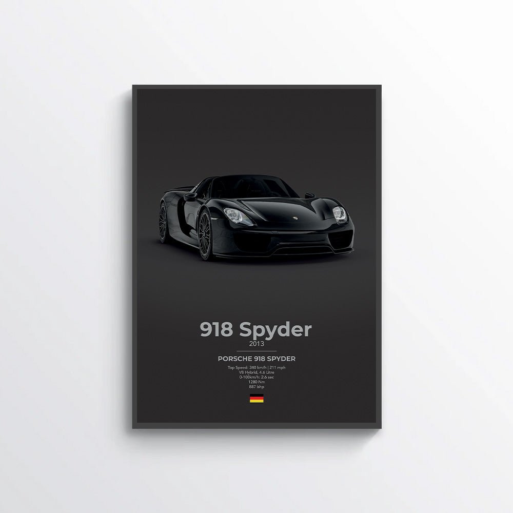Porsche 918 Spyder Poster - car - artistry