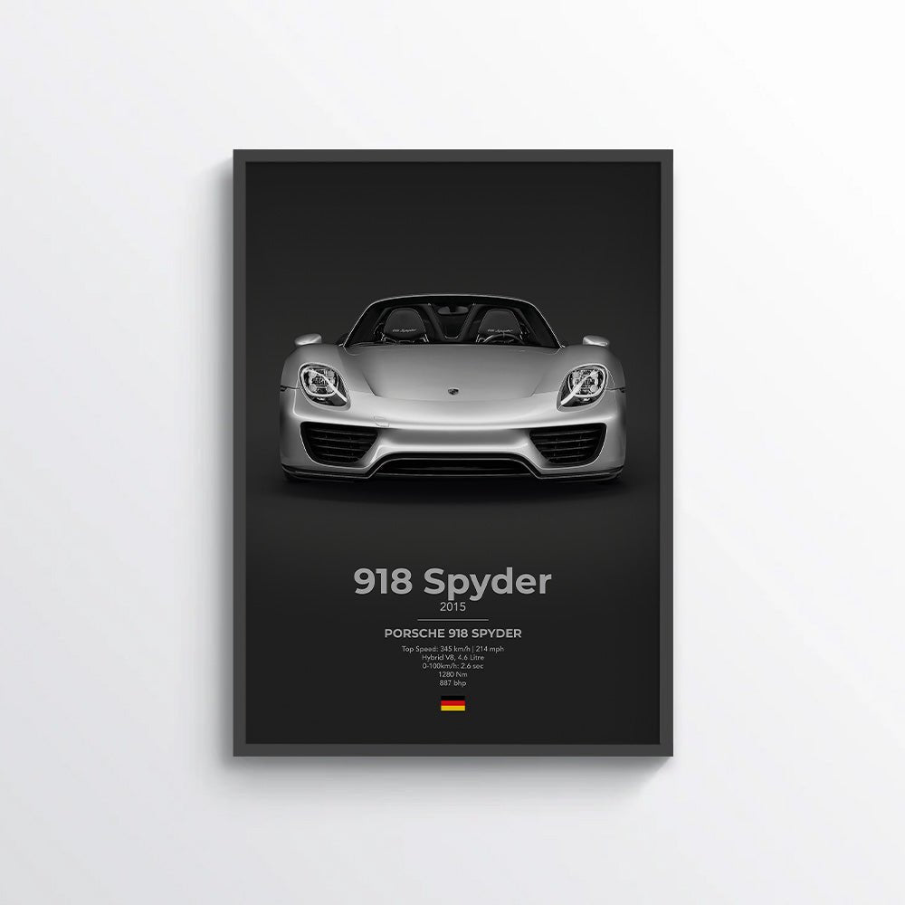 Porsche 918 Spyder Poster - car - artistry