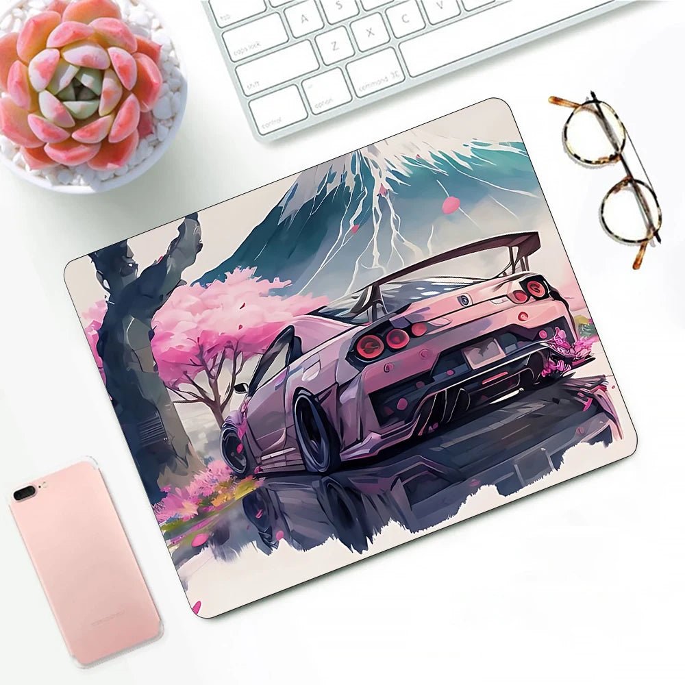 Racer's Edition Small Mousepads - car - artistry