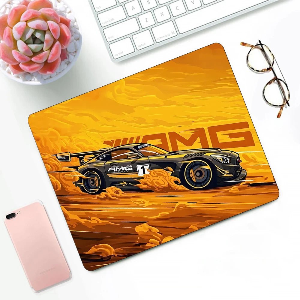 Racer's Edition Small Mousepads - car - artistry