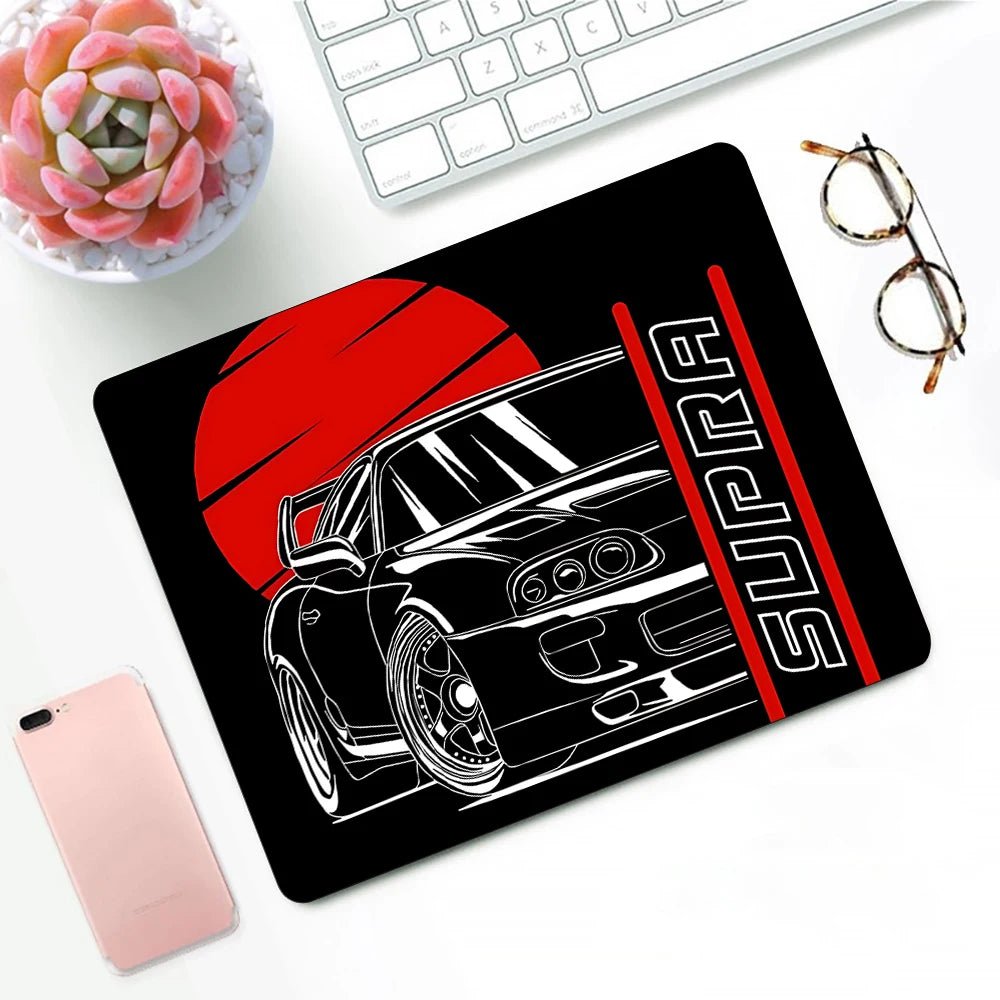 Racer's Edition Small Mousepads - car - artistry