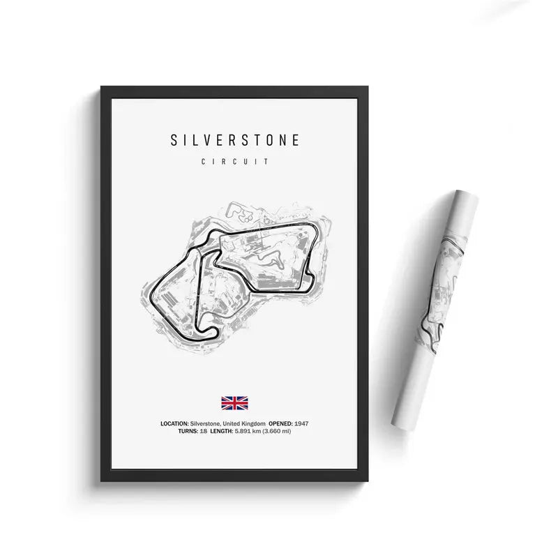 Racetracks Poster - car - artistry
