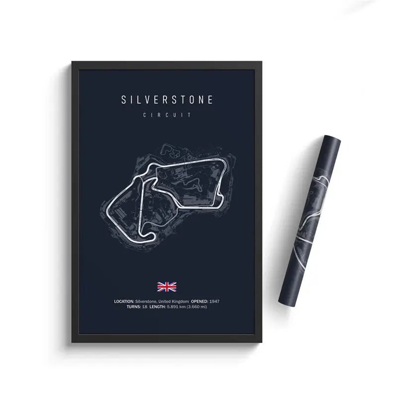 Racetracks Poster - car - artistry