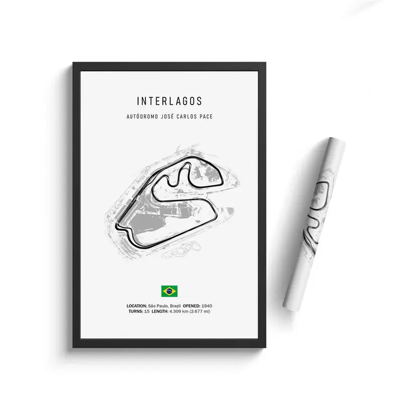 Racetracks Poster - car - artistry