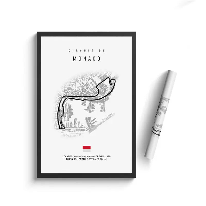 Racetracks Poster - car - artistry
