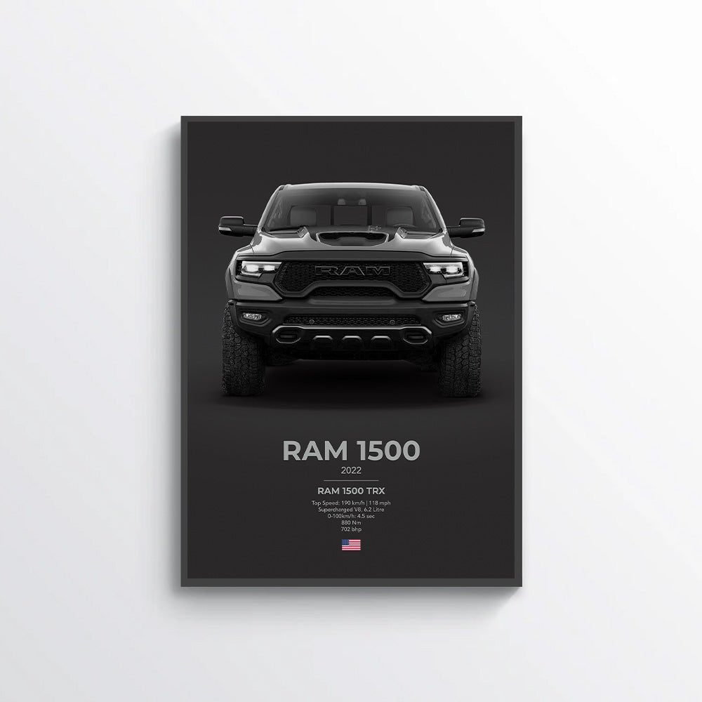 RAM 1500 TRX Poster - car - artistry