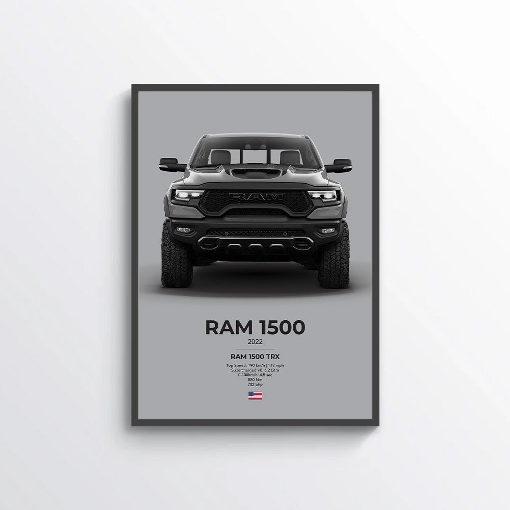 RAM 1500 TRX Poster - car - artistry