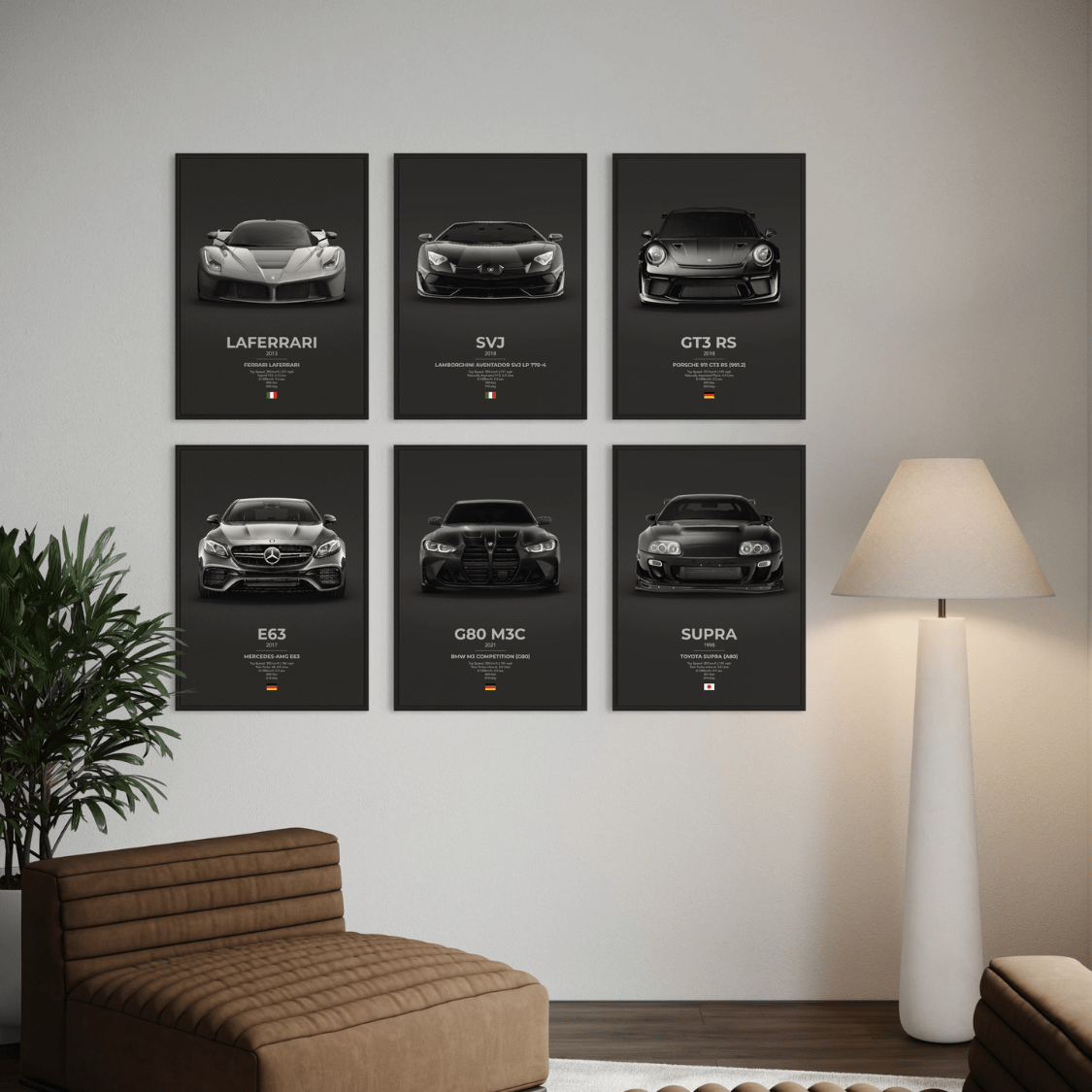 Toyota GR Supra Liberty Walk (A90) Poster - car - artistry
