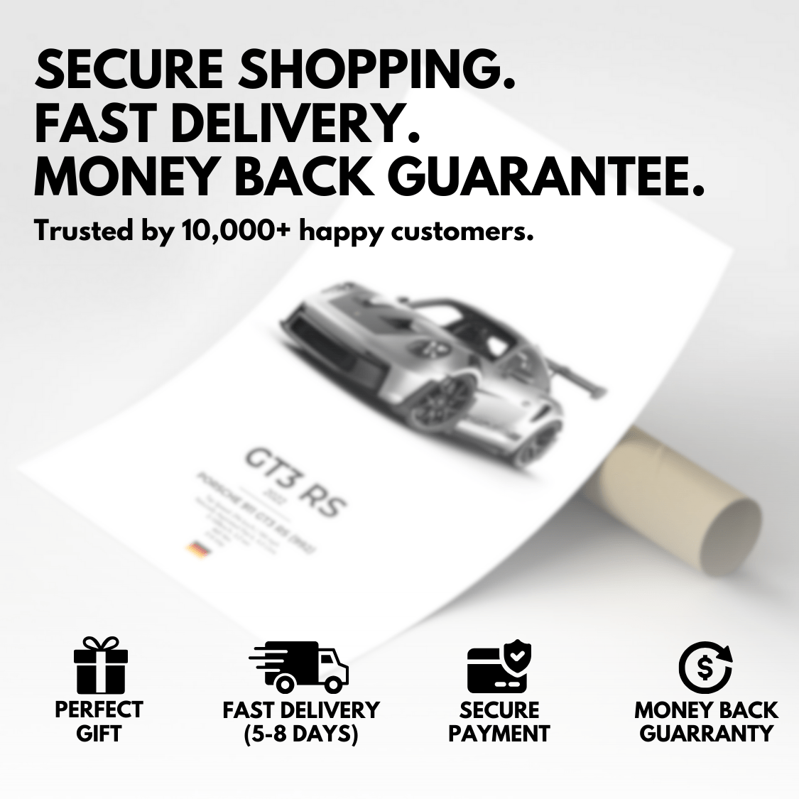 Toyota GR Supra Liberty Walk (A90) Poster - car - artistry