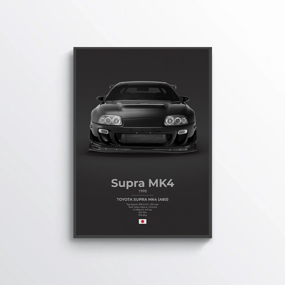 Toyota Supra Mk4 Poster - car - artistry