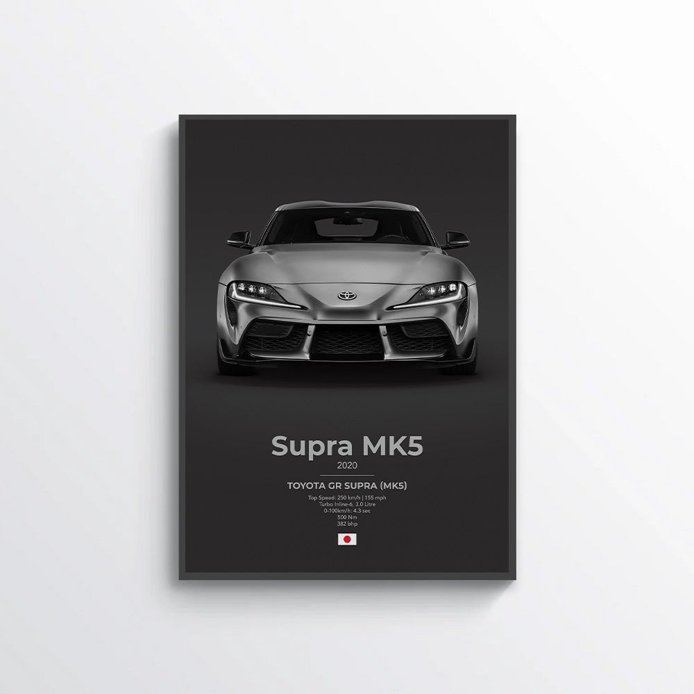 Toyota Supra Mk5 Poster - car - artistry