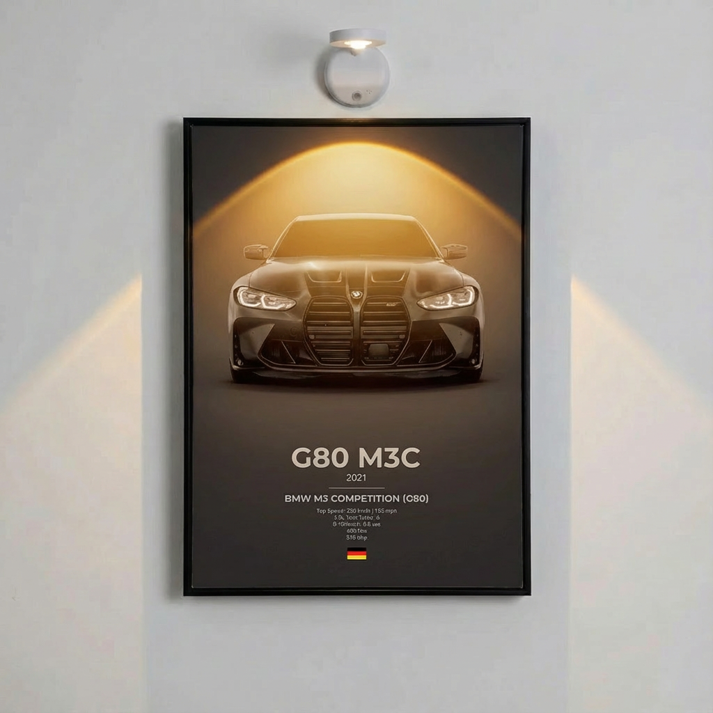 BMW M3 Competition (G80) Poster