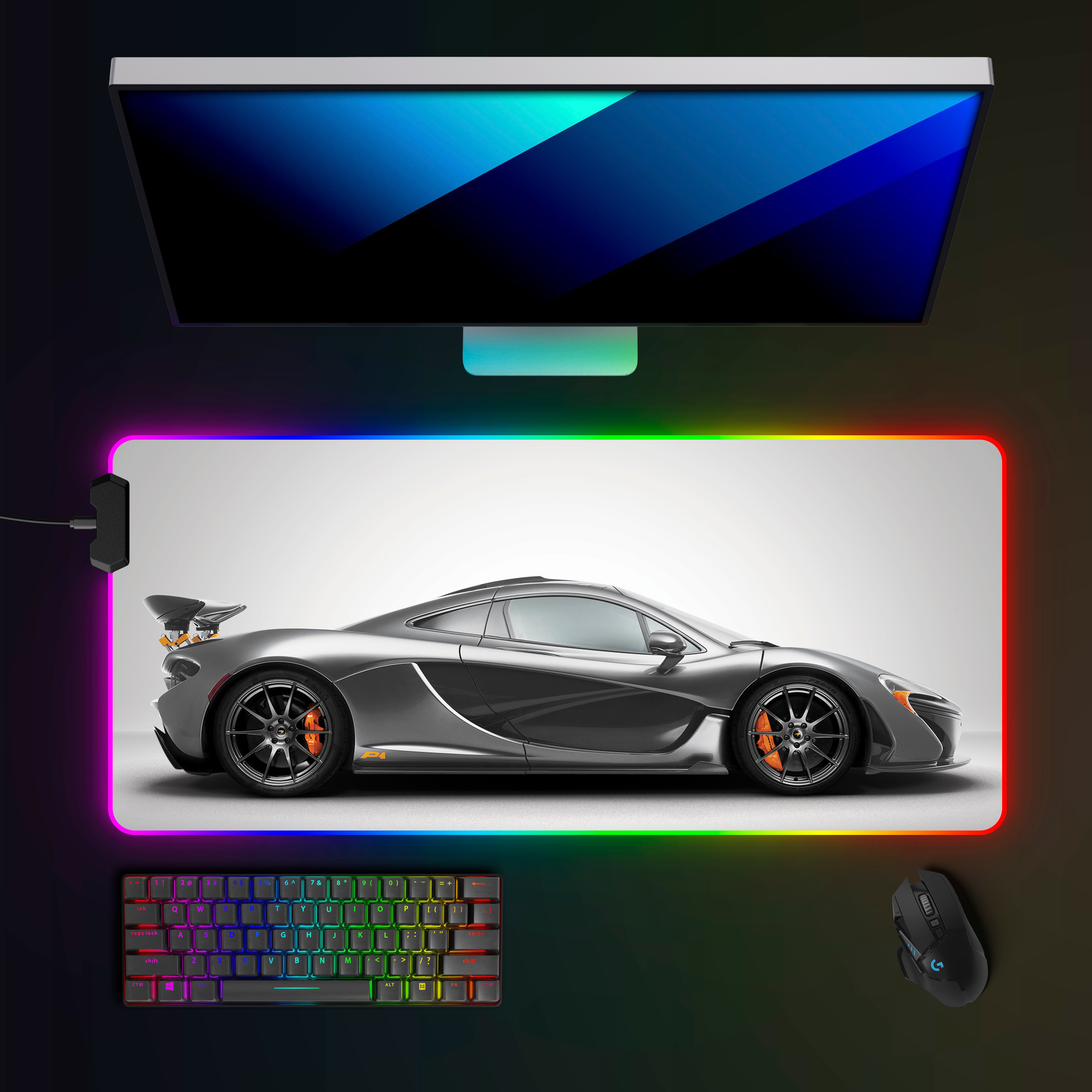 McLaren P1 MSO RGB Mousepad