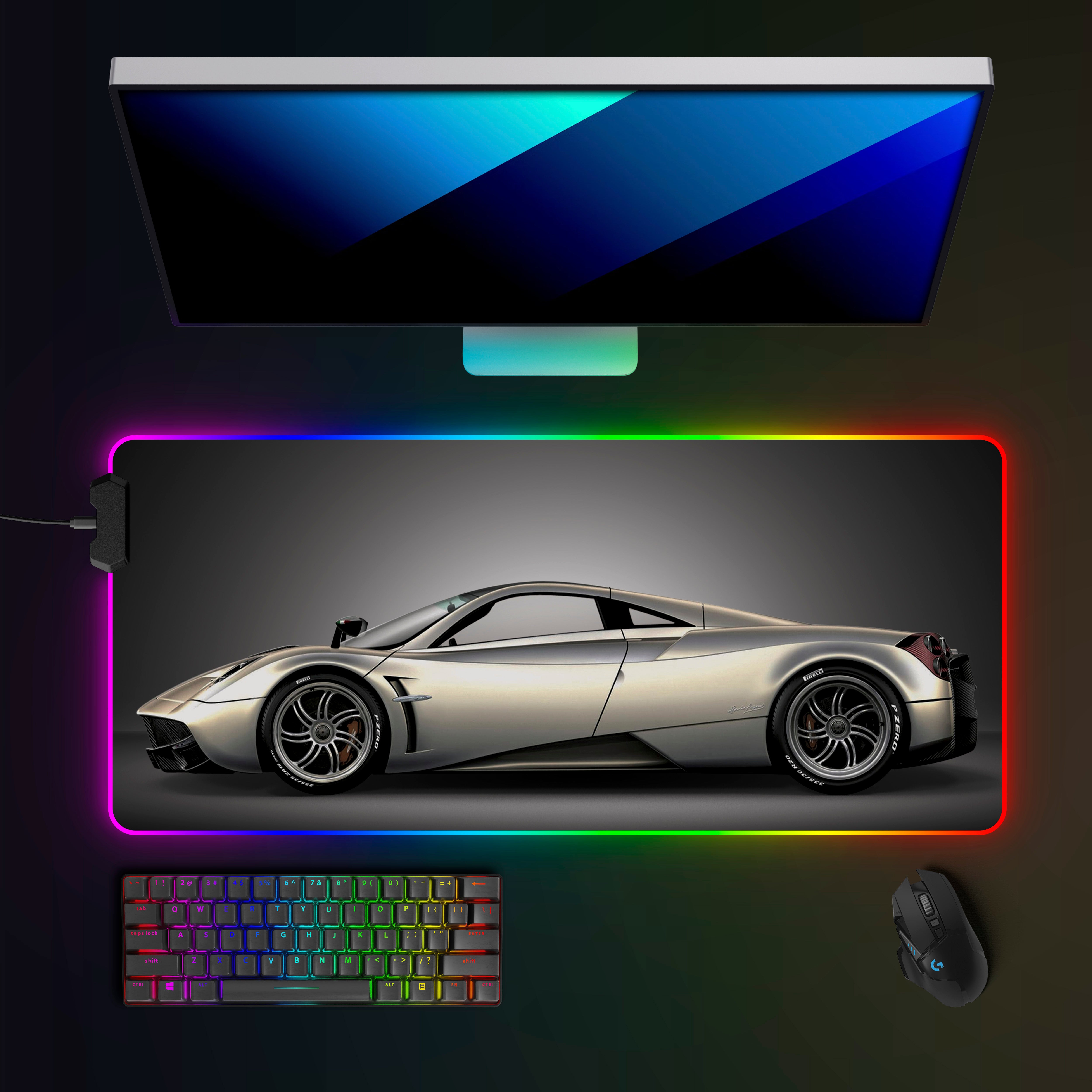 Pagani Huayra RGB Mousepad