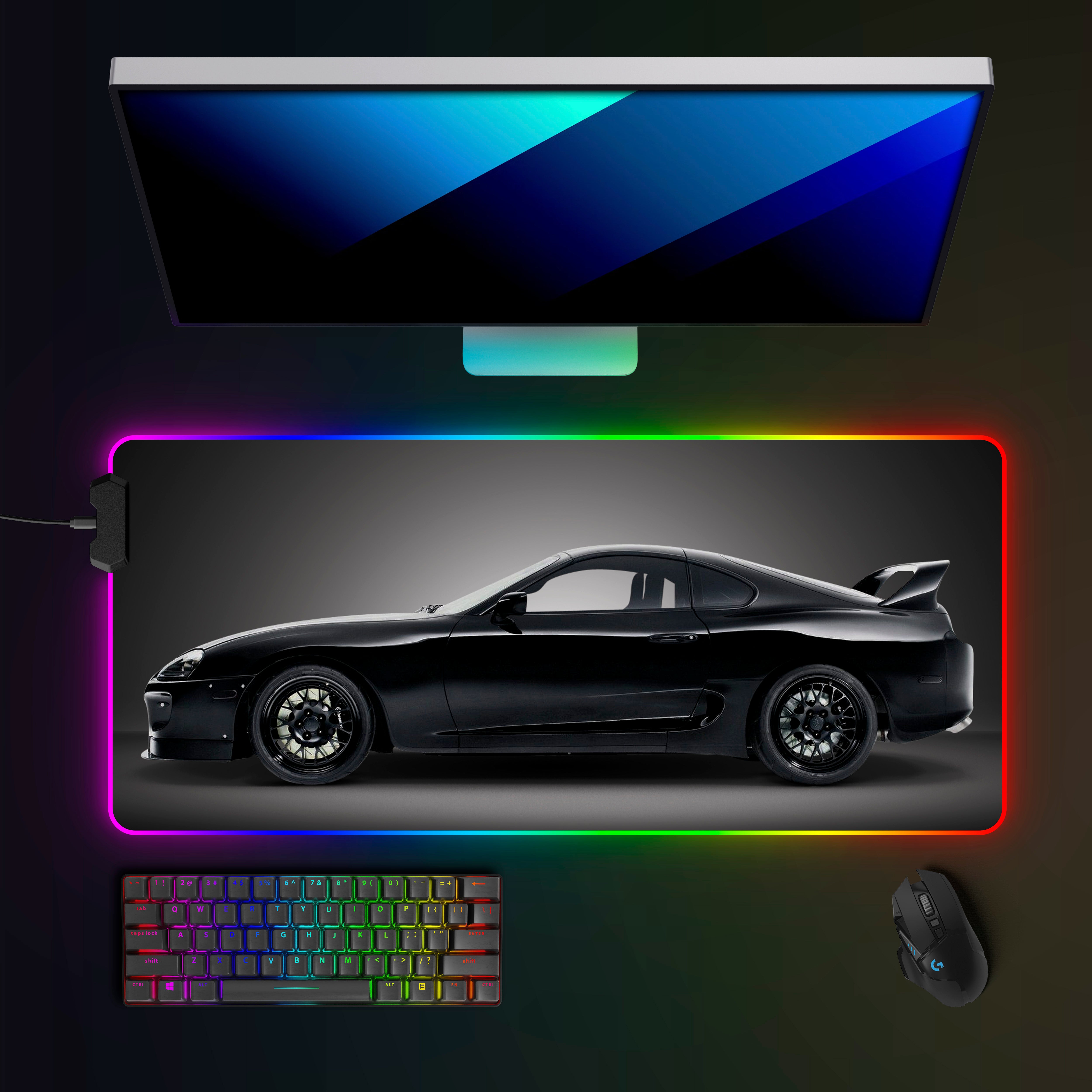Toyota Supra Mk4 RGB Mousepad