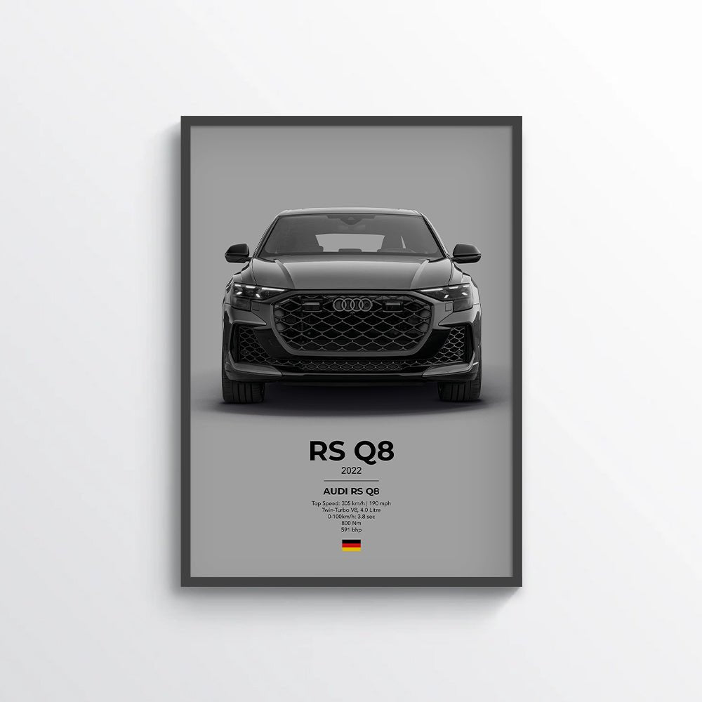 Audi RS Q8 Poster - car - artistry