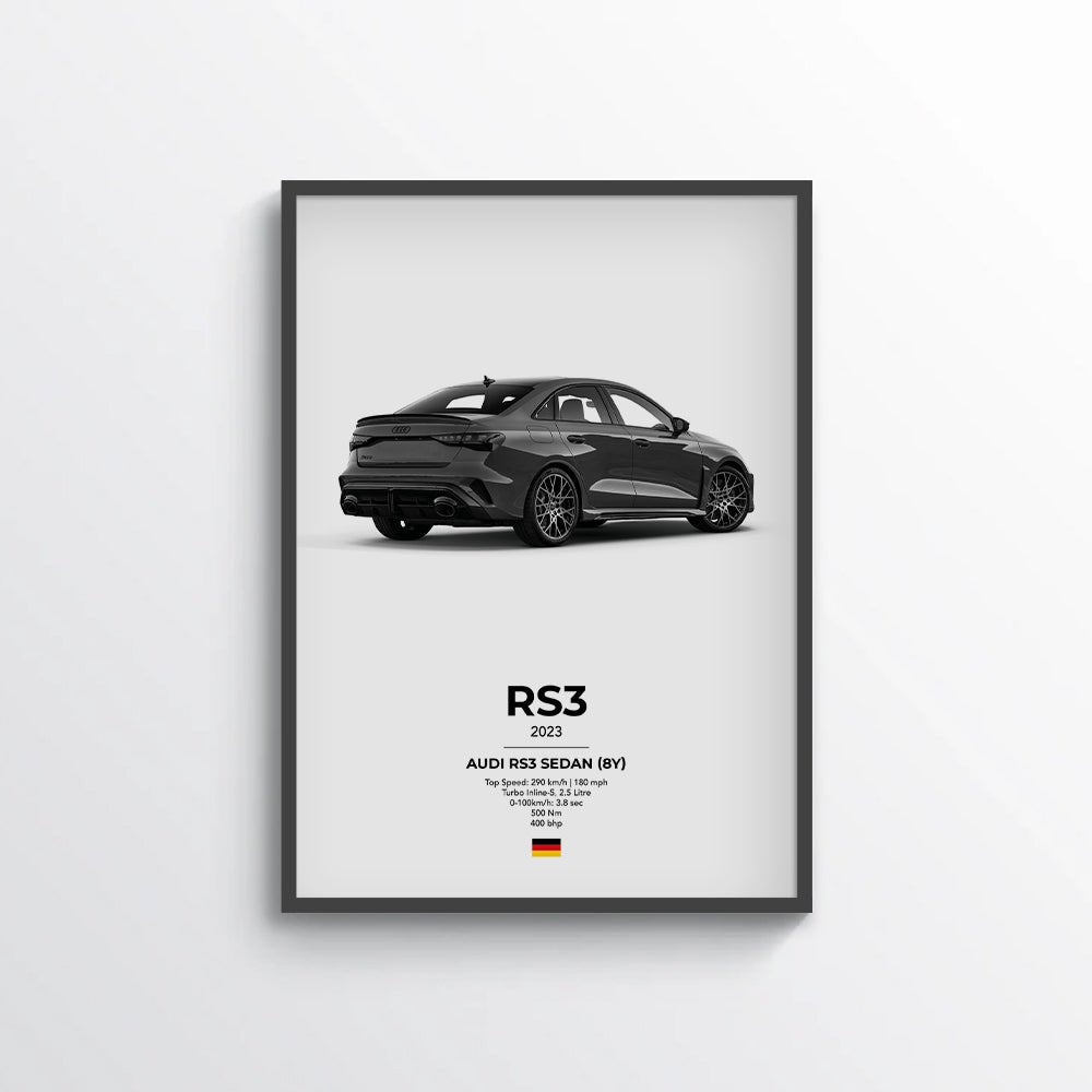 Audi RS3 (8V) Poster - car - artistry