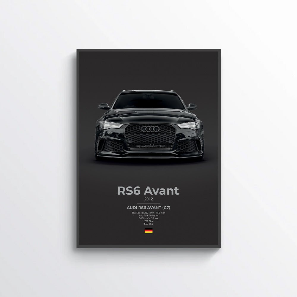 Audi RS6 Avant (C7) Poster - car - artistry