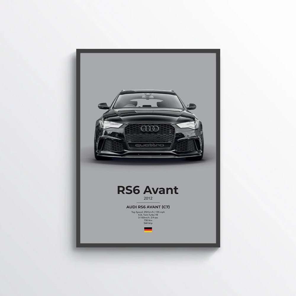 Audi RS6 Avant (C7) Poster - car - artistry