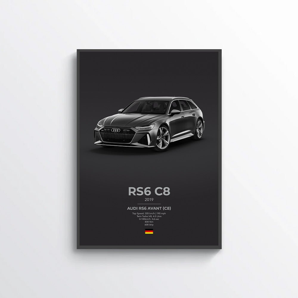 Audi RS6 Avant (C8) Poster - car - artistry