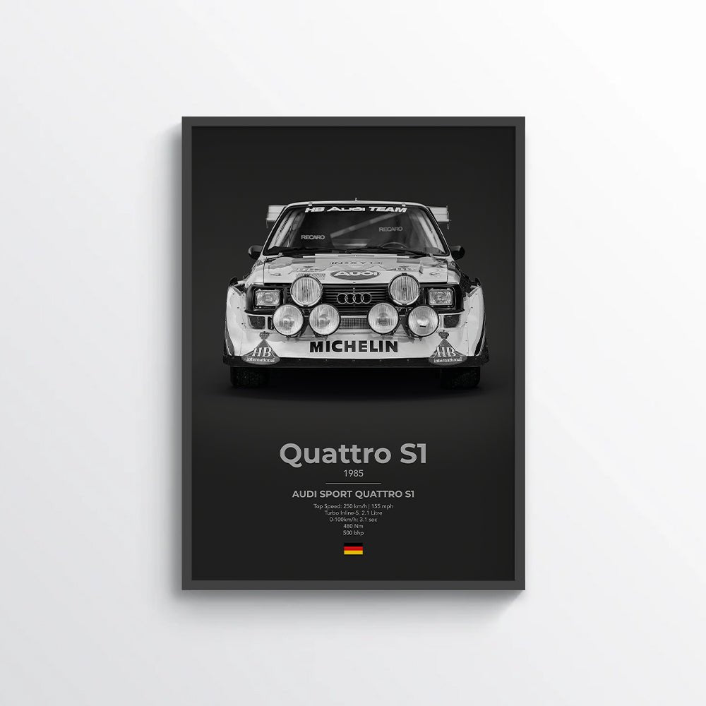 Audi Sport Quattro S1 Poster - car - artistry