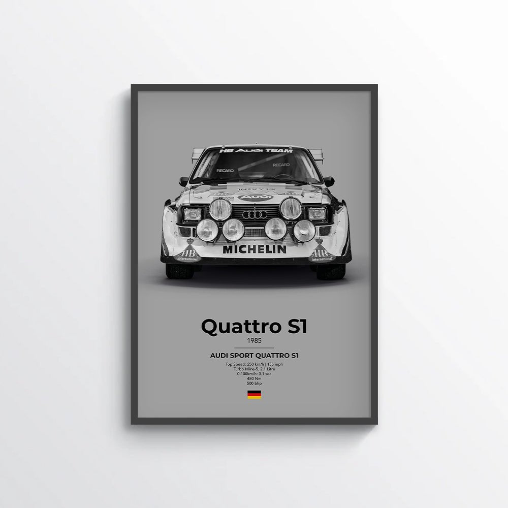 Audi Sport Quattro S1 Poster - car - artistry