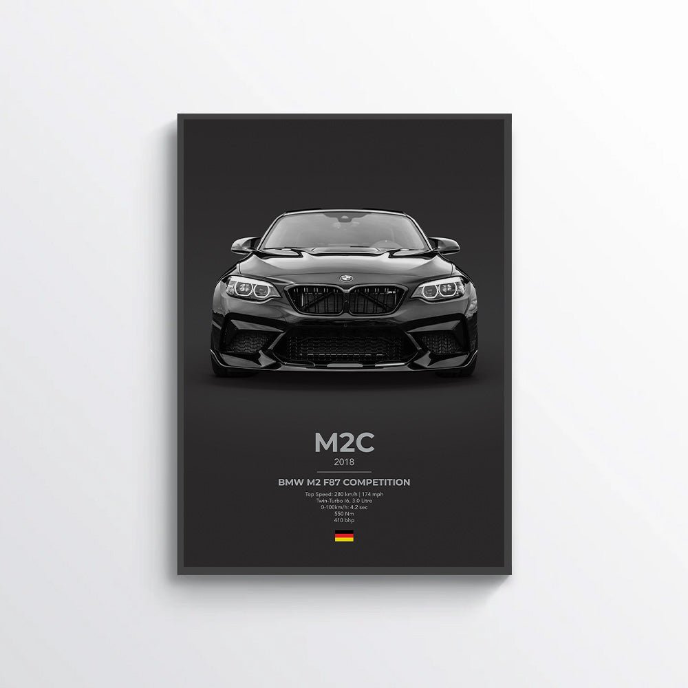 BMW M2 Competition (F87) Poster - car - artistry