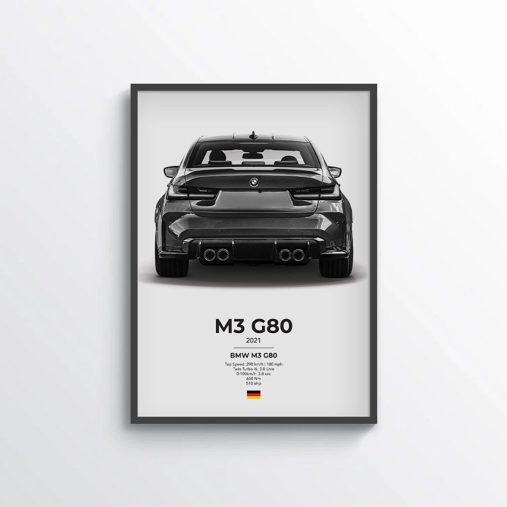 BMW M3 G80 Poster - car - artistry