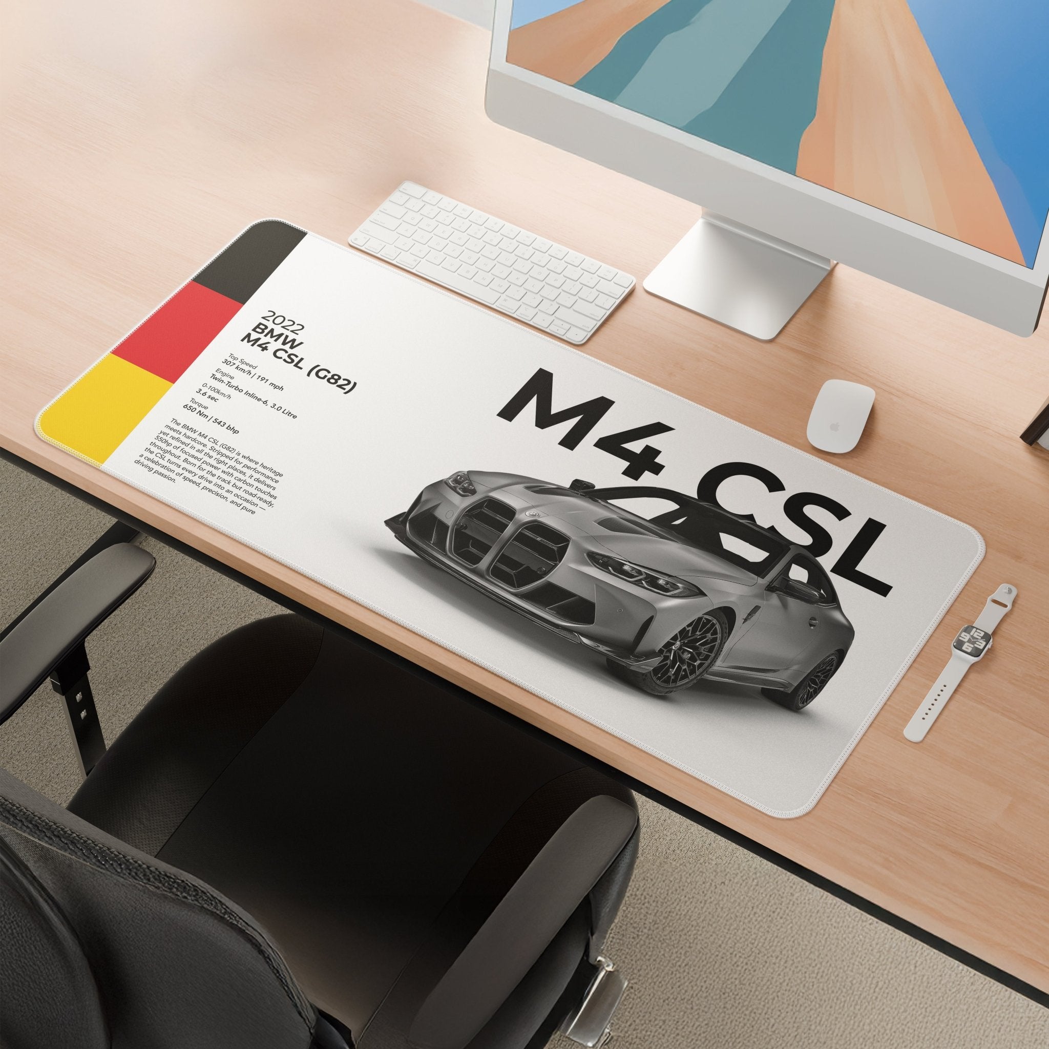 BMW M4 CSL (G82) Mousepad - car - artistry