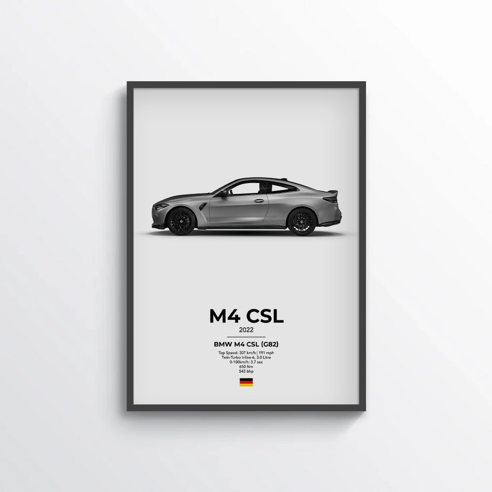 BMW M4 CSL (G82) Poster - car - artistry