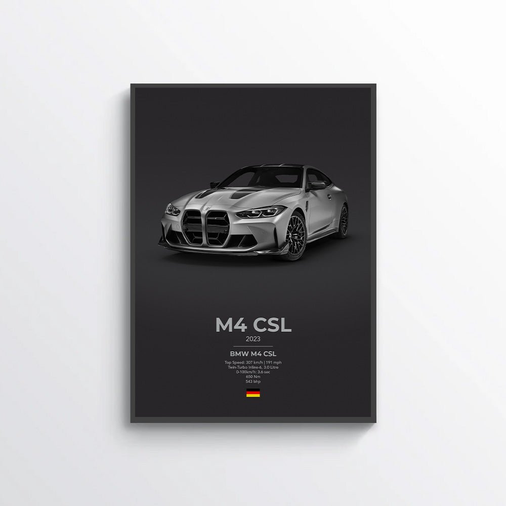 BMW M4 CSL (G82) Poster - car - artistry