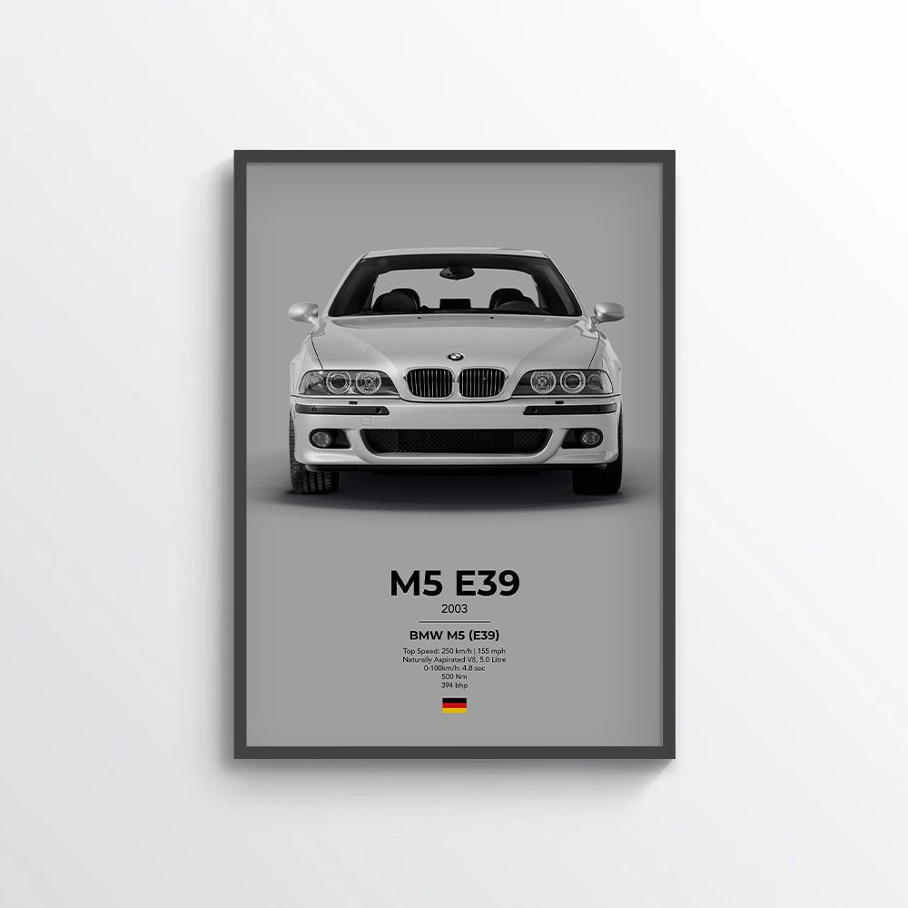 BMW M5 E39 Poster Poster - car - artistry