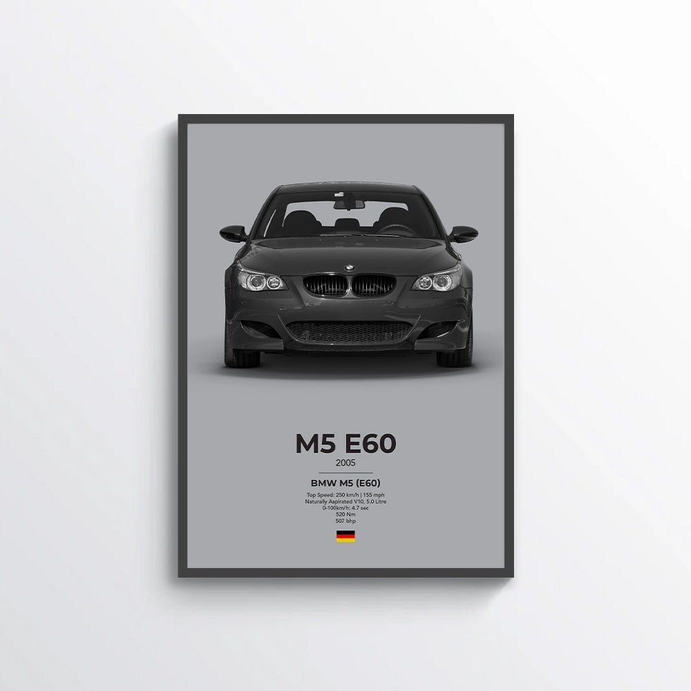 BMW M5 E60 Poster - car - artistry